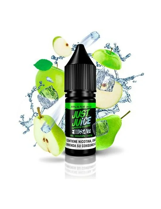 JUST JUICE NIC SALT APPLE & PEAR ON ICE 10ml 11mg