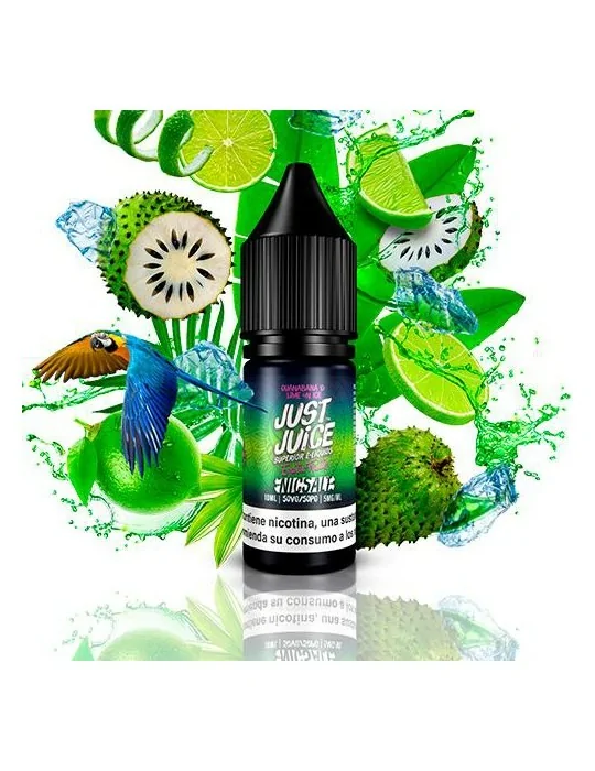 Just Juice Nic Salt Exotic Fruits Guanabana & Lime On Ice 10ml 20mg