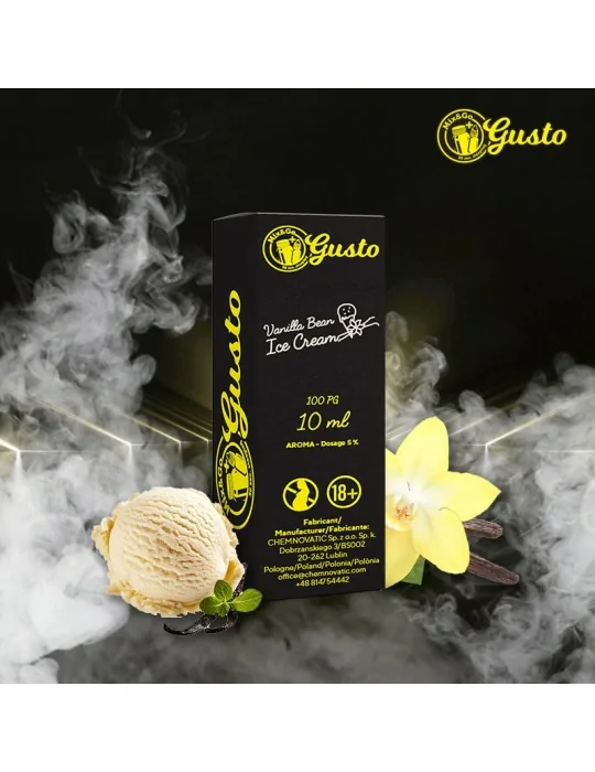 Vanilla Bean Ice cream Mix&Go Gusto Flavour Concentrate 10ml