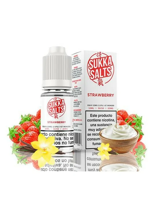 Sukka Salts Strawberry 10ml 10mg 50/50