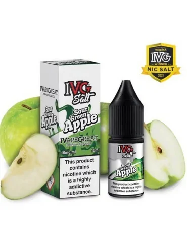 Kiwi Lemon Kool IVG NicSalt 10ml 10mg 50/50 E-líquido De Sal De Nicotina