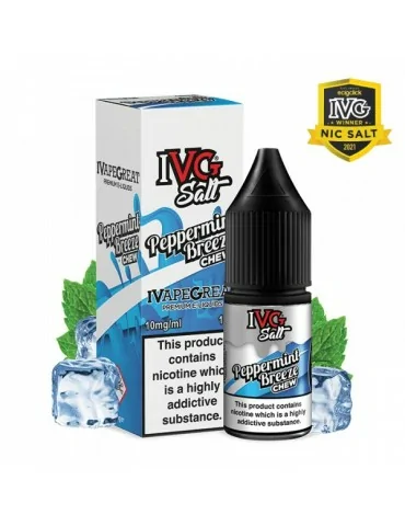 Ivg Salts Peppermint Breeze 10mg 10ml 50/50 Nicotine Salt E-liquid