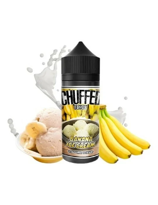 Chuffed Dessert Banana Ice Cream 100ml (shortfill) 70/30