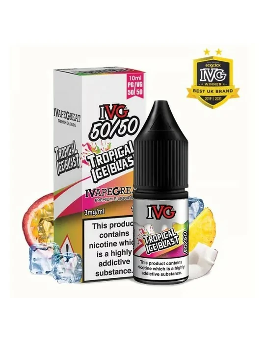 IVG Tropical Ice Blast 50:50 10ml 3mg