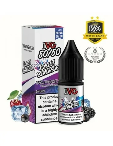 IVG Forest Berries Ice 50:50 10ml 3mg Nicotine E-liquid