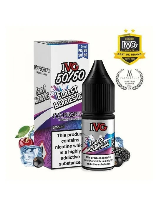 IVG Forest Berries Ice 50:50 10ml 3mg