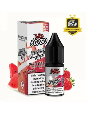 IVG Strawberry Watermelon Chew 50:50 10ml 6mg Nicotine E-liquid