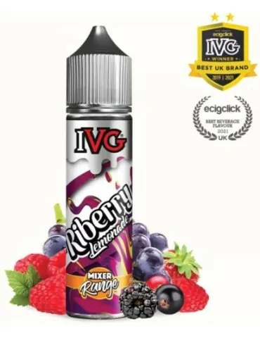 IVG Prefilled 60ml 20mg Nic Salt Riberry Lemonade 50/50 E-liquide Aux Sels De Nicotine