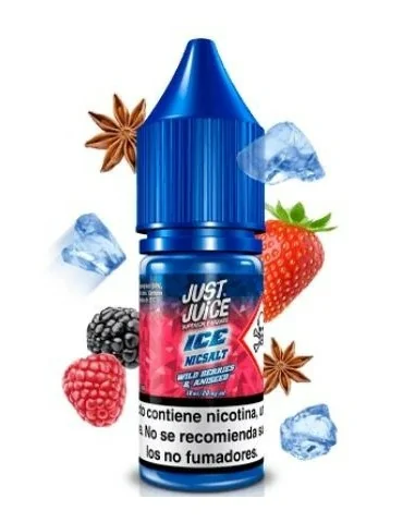 Just Juice Ice Nic Salt Wild Berries Aniseed 20mg 10ml 50/50