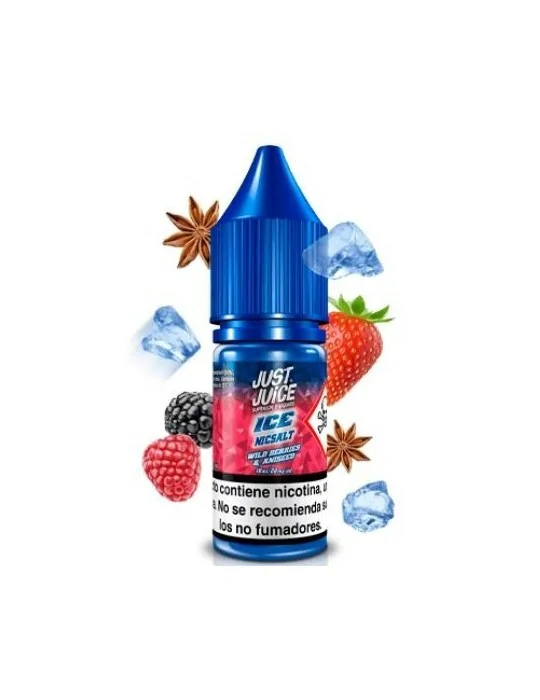 Just Juice Ice Nic Salt Wild Berries Aniseed 20mg 10ml 50/50