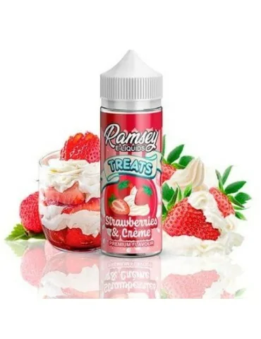 Ramsey E Liquids Strawberries & Cream 100ml 0mg (shortfill) 70/30