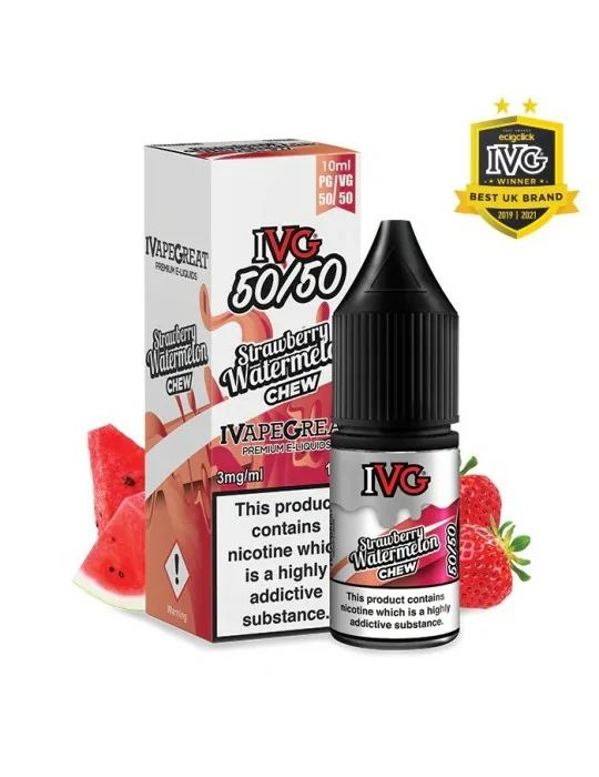 IVG 50/50 Strawberry Watermelon Chew 12mg 10ml