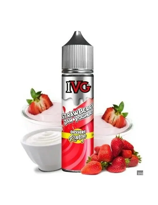 IVG Prefilled 60ml 20mg Nic Salt Strawberry Jam Yogurt 50/50