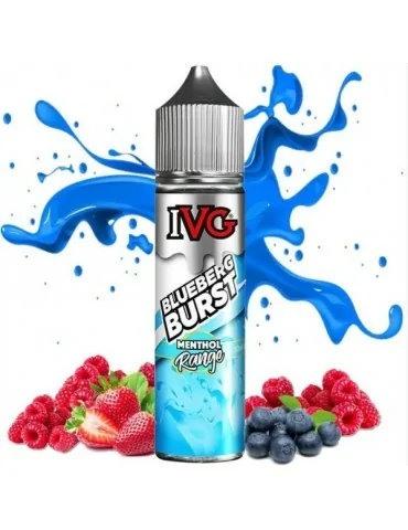 IVG Prefilled 60ml 10mg Nic Salt Blueberg Burst 50/50 E-liquide Aux Sels De Nicotine