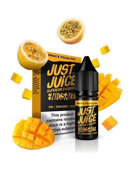 Just Juice Nic Salt Mango & Passion Fruits 11mg 10ml 50/50