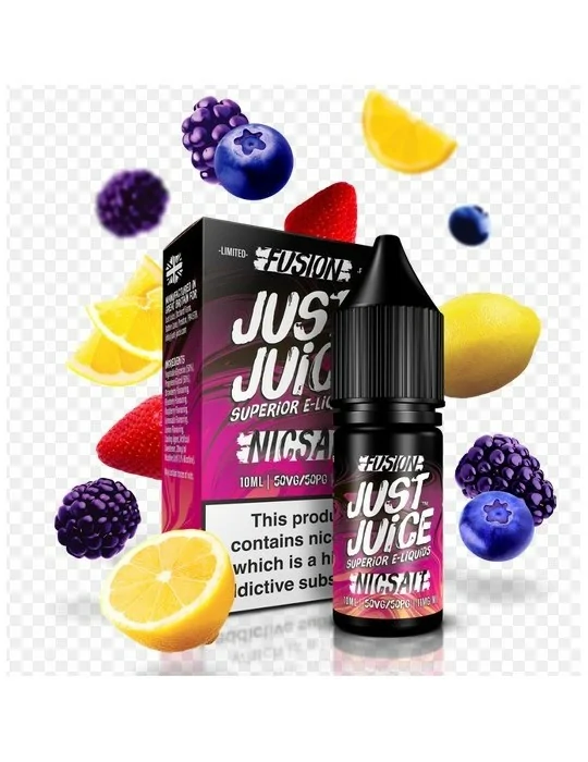 Just Juice Nic Salt Fusion Berry Burst & Lemonade 10ml 20mg