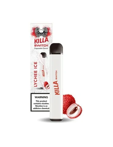 600 puff Killa Switch Lychee Ice 20 mg