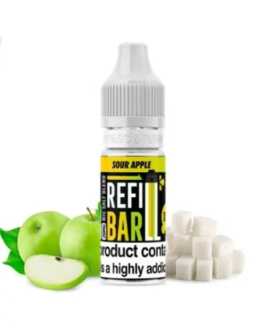 Refill Bar Salts Sour Apple 10ml 20mg