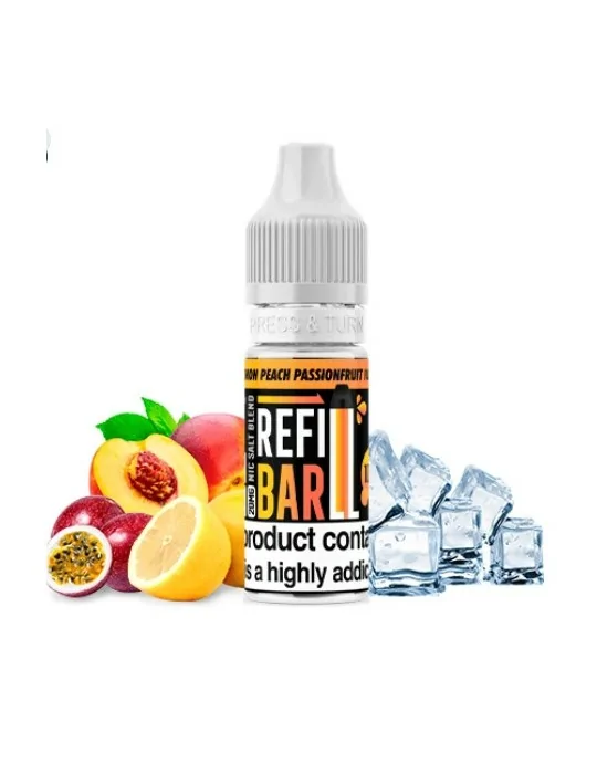 Refill Bar Salts Lemon Peach Passionfruit Ice 10ml 20mg