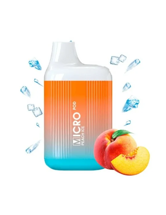 Micro Pod Disposable Peach Ice 20mg 600 Puff