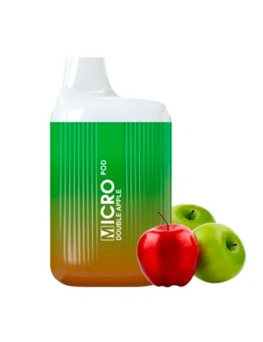 Micro Pod Disposable Double Apple 20mg 600 Puff Mesh Coil