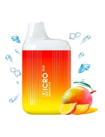Micro Pod Disposable Mango Ice 20mg 600 Puff Mesh Coil