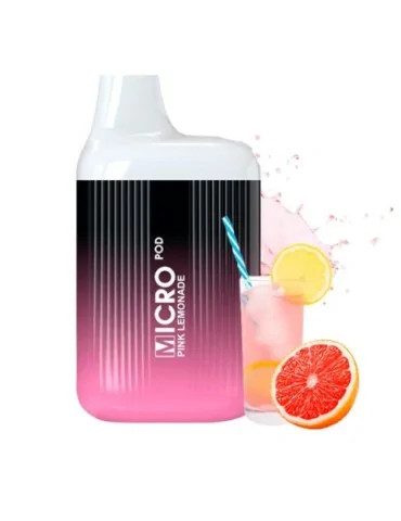 Micro Pod Disposable Pink Lemonade 20mg 600 Puff Mesh Coil