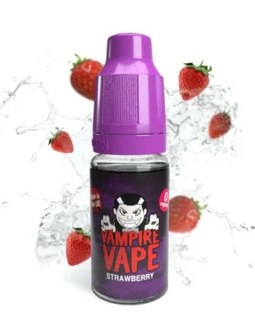 Vampire Vape Strawberry 0mg 10ml EXPIRED BY 25.07.23.