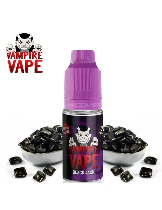 Vampire Vape NicSalt Black Jack 10mg 10ml EXPIRED BY 25.07.23