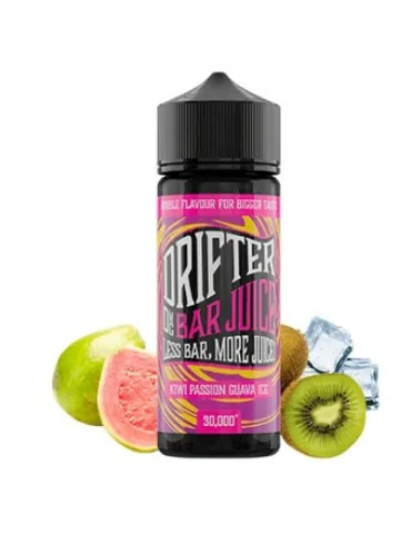 Juice Sauz Drifter Bar Kiwi Passion Guava Ice 3mg 60/40 120ml Prefilled Nicotine E-liquid