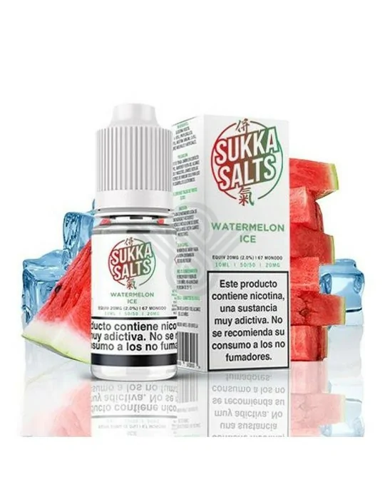 Sukka Salts Watermelon Ice 10ml 20mg 50/50