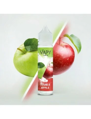 Prefilled 20mg VAPY TWIN Double Apple 60ml Nic Salt E-liquids