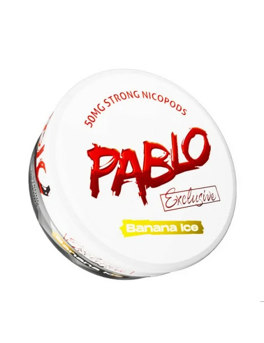Snus PABLO EXCLUSIVE BANANA ICE 50mg Nicotine pouches
