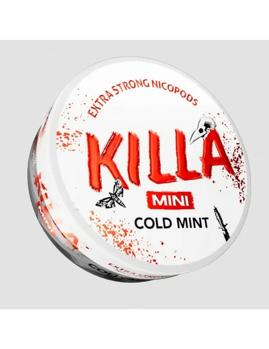 Snus KILLA MINI COLD MINT 8mg Nikotiinipussit