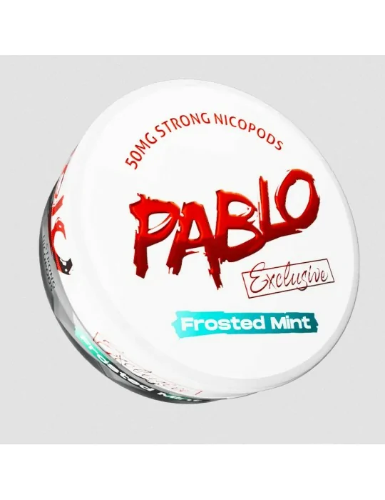 Snus PABLO EXCLUSIVE FROSTED MINT 50mg Nikotinpåsar