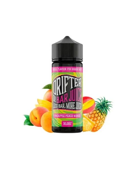 Juice Sauz Drifter Bar Pineapple Peach Mango 100ml Shortfill E liquid
