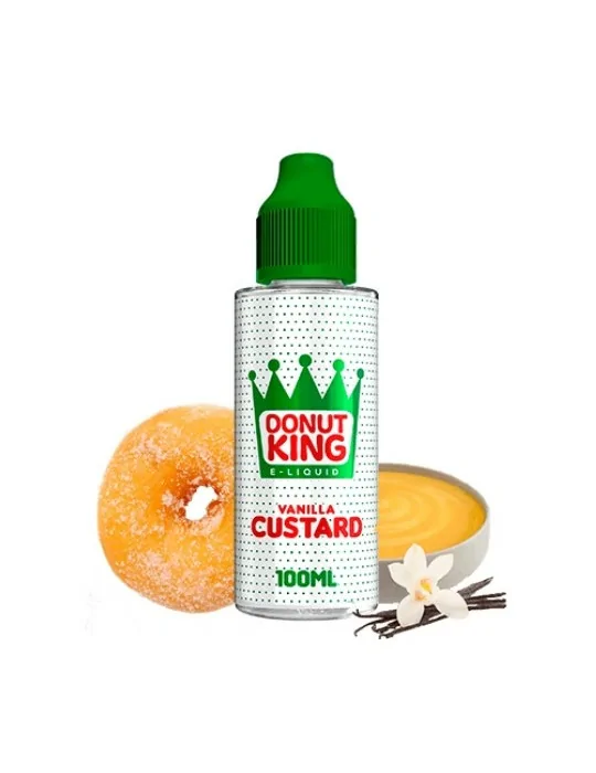 Donut King Vanilla Custard 100ml E liquid