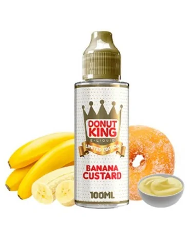 Donut King Limited Edition Banana Custard 100ml E liquid