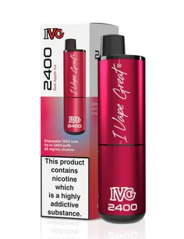 IVG 2400 Puffs Red Apple Ice 20mg Disposable vape