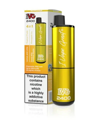 IVG 2400 Puffs Multi Flavour Yellow Edition 20mg Disposable vape