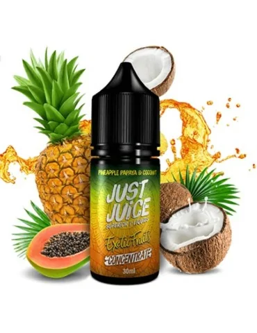 Just Juice Exotic Fruits Papaya, Pineapple & Coconut 30ml Vape Concentrate