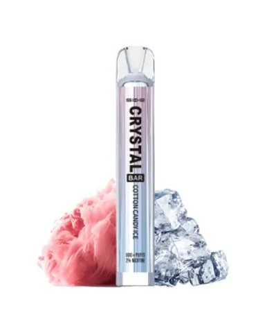Crystal Bar Cotton Candy Ice Disposable Vape Mesh 20mg 600puffs