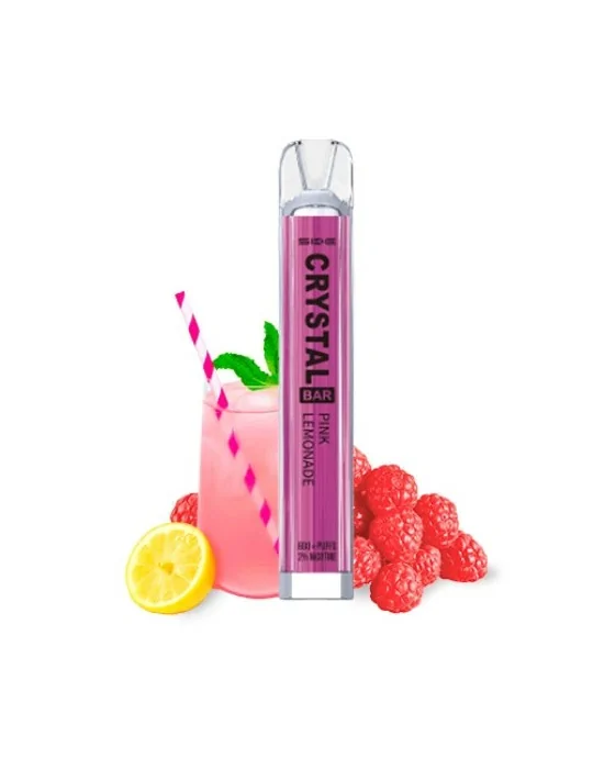 Crystal Bar Pink Lemonade Disposable Vape Mesh 20mg 600puffs