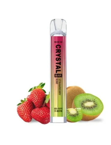 Crystal Bar Strawberry Kiwi Disposable Vape Mesh 20mg 600puffs
