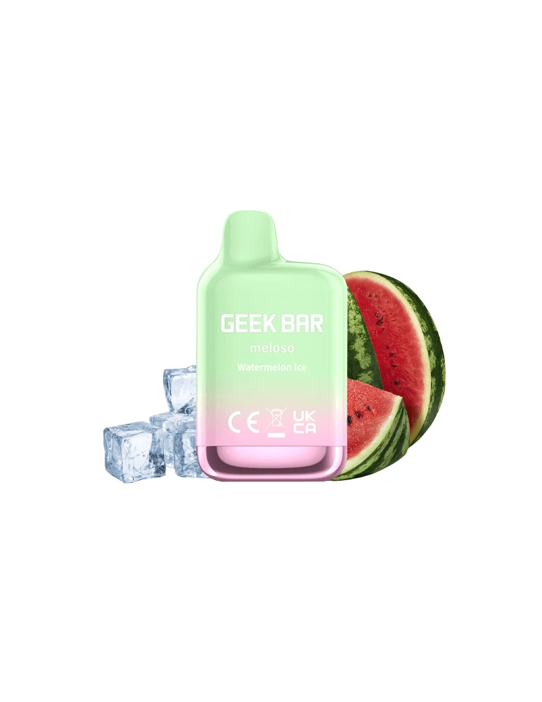 Geek Bar Meloso Mini Watermelon Ice Disposable Vape 20mg, 600 Puffs