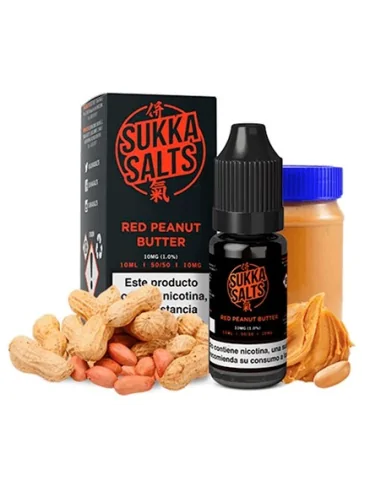 Sukka Black NicSalt Red Peanut Butter 10mg 10ml E liquid