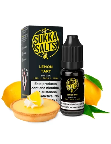 Sukka Black NicSalt Lemon Tart 10mg 10ml E liquid