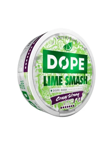DOPE Lime Smash Crazy Strong 28,5mg Nicotine Pouches