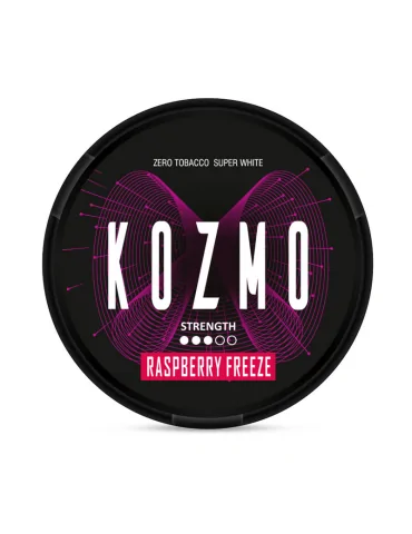 Snus Kozmo Raspberry Freeze 18mg Nicotine Pouches