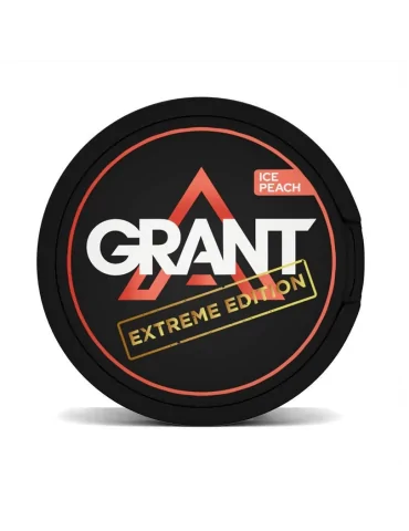 GRANT Ice Peach Extreme 50mg Nicotine Pouches